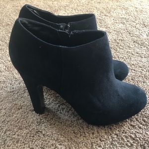 Aldo Faux Suede Booties